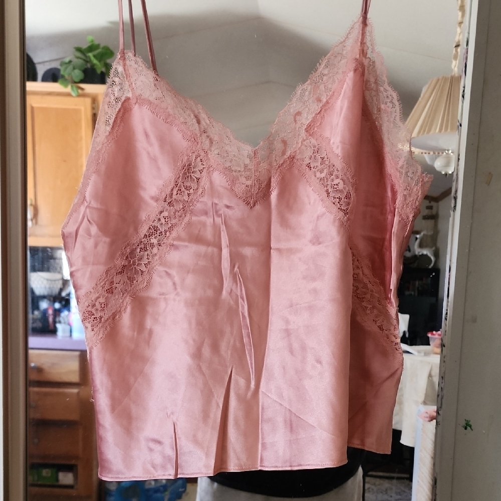 Victoria's Secret Pink Lace Trim Cami